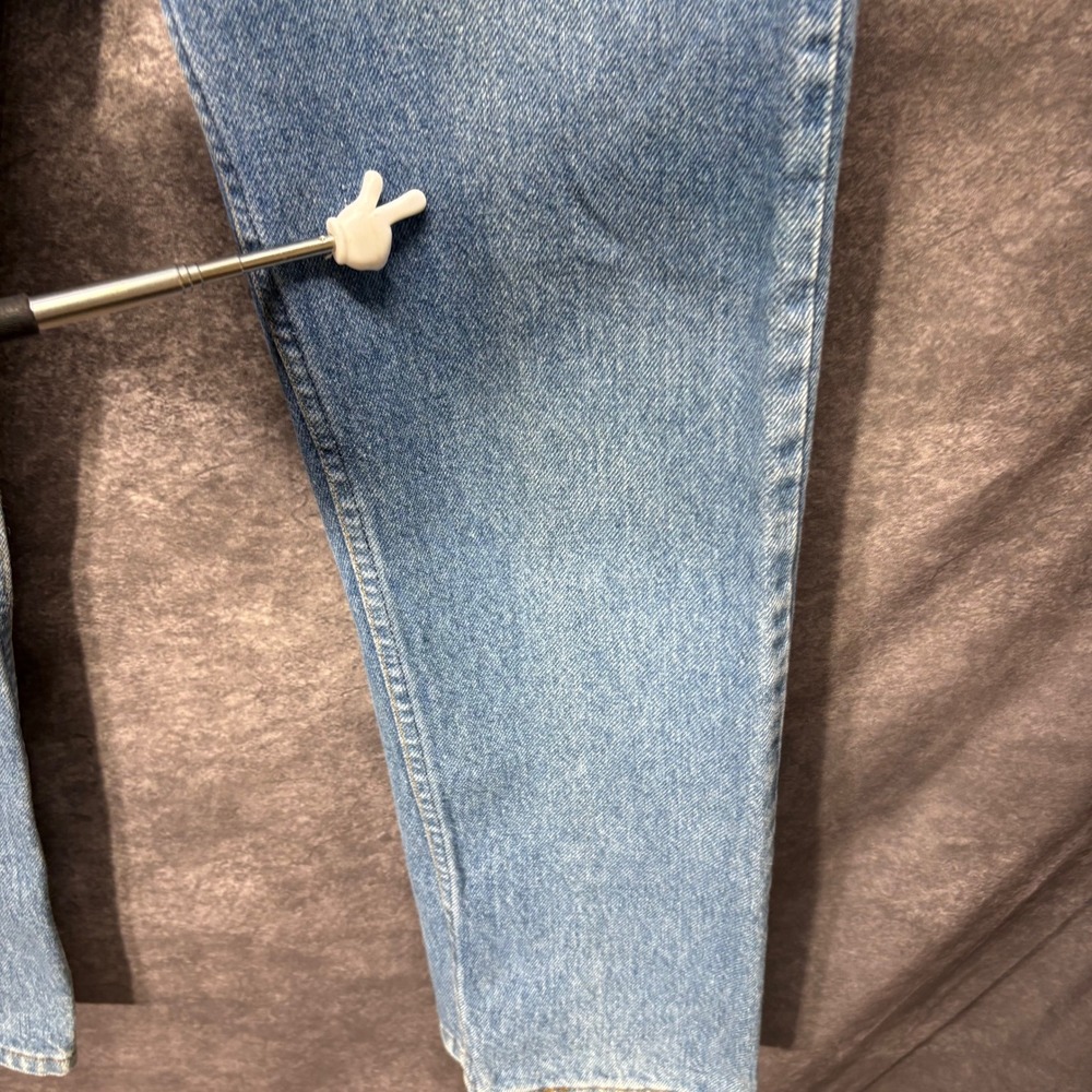 Vintage 80s Levis 505 Straight Leg Jeans Mens Size 33x30 Sun Faded Bleached - Picture 12 of 16